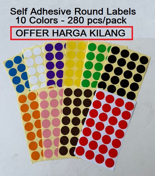 ROUND STICKER LABEL 19MM ROUND STICKER LABEL 19MM