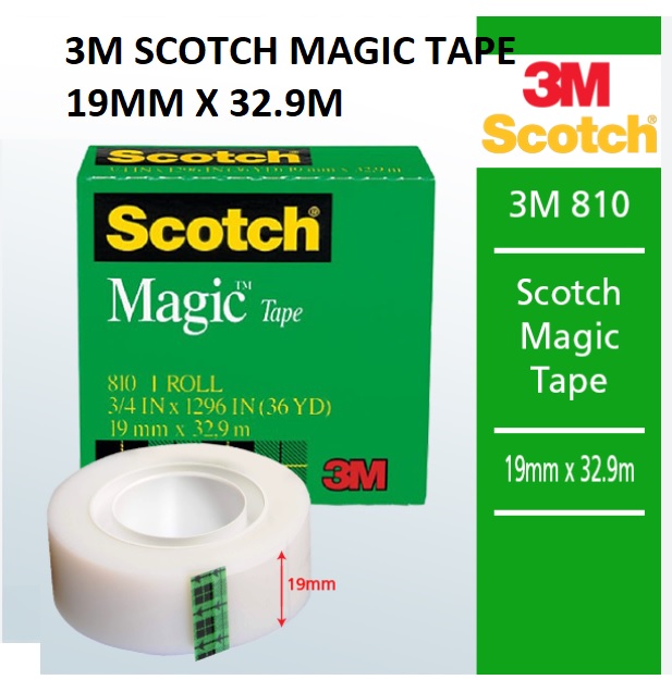 1 x 36 yds. Scotch® Magic™ Tape 810 (Permanent)