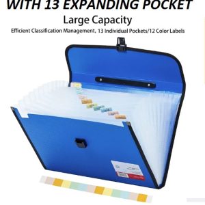 A4 EXPANDING FILE WITH HAND CARRIER