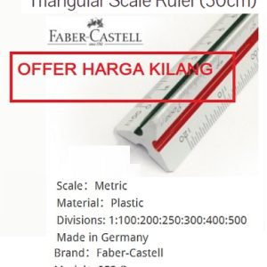 Faber Castell Scale Ruler 853-B ( Metric )