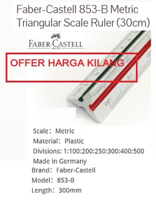 Faber Castell Scale Ruler 853-B ( Metric )