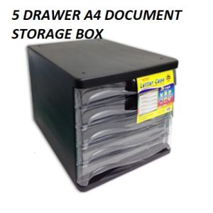5 DRAWER A4 DESK ORGANISER | 5 DRAWER A4 CABINET