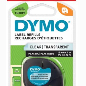 DYMO LETRATAG TAPE GREEN PLASTIC 91204