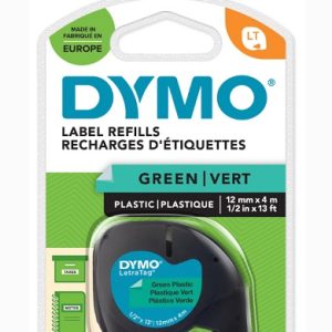DYMO LETRATAG TAPE BLUE PLASTIC 91205