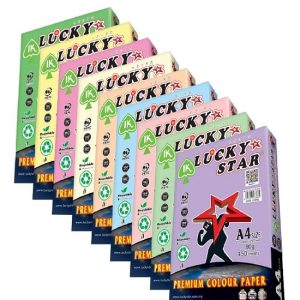 A4 Colour Paper 80gsm Yellow | Kertas Warna 80gsm| Light Colour Paper| Copier Paper (450's)