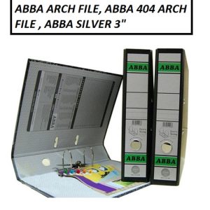 ABBA ARCH FILE 3" | ABBA FILE 404 SILVER