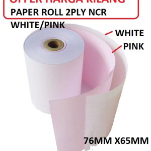 2PLY NCR PAPER ROLL