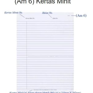 KERTAS MINIT (AM 6)