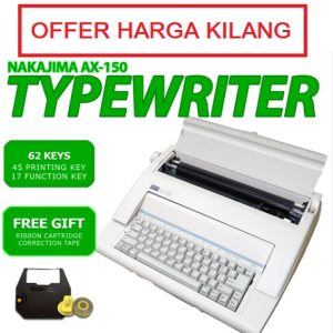 Nakajima AX150 Electronic Typewriter