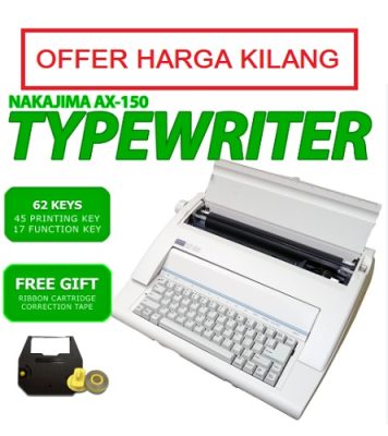 Nakajima AX150 Electronic Typewriter