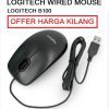 LOGITECH B100 OPTICAL USB WIRED MOUSE