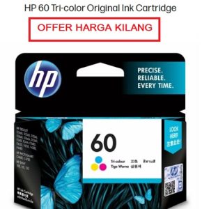 HP 60 Color Ink Cartridge ( CC643WA )