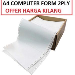 A4 COMPUTER FORM 2PLY 9.5