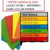 A4 80GSM DARK COLOR PAPER / LUCKY STAR COLOR PAPER SUPPLIER MALAYSIA