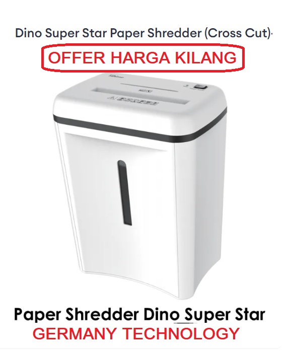DINO SUPER STAR PAPER SHREDDER DINO SUPER STAR PAPER SHREDDER