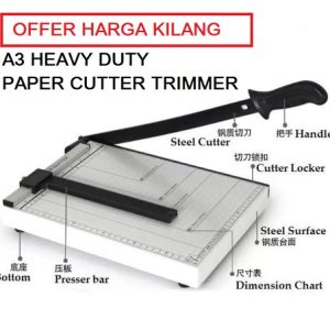 A3 HEAVY DUTY PAPER CUTTER TRIMMER