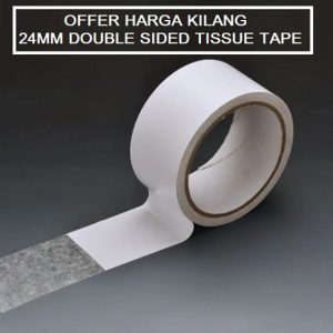 DOUBLE SIDED TISSUE TAPE 24MM X 10Y