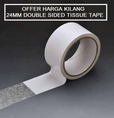 DOUBLE SIDED TISSUE TAPE 24MM X 10Y