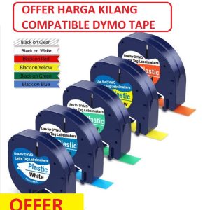 DYMO LETRATAG TAPE 12MM