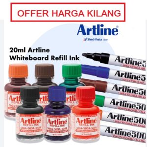 ARTLINE WHITEBOARD MARKER REFILL INK 20ML