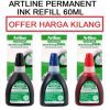 Artline Permanent Marking Ink Refill 60ml