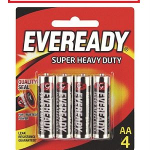 EVEREADY SUPER HEAVY DUTY AA ( 4PCS/PK )
