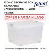 TRANSPARENT STORAGE BOX 40L FSB 956