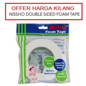 NISSHO DOUBLE SIDED FOAM TAPE 12MM X 10Y
