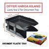2 TIER PLASTIC DOCUMENT TRAY ( LUCKY STAR LS8220 )