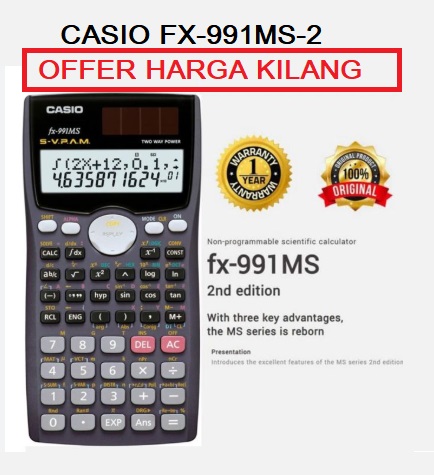 casio fx-991ms-2 scientific calculator casio fx-991ms-2 scientific calculator