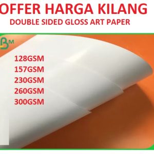 2 side gloss art paper