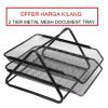 2 TIER METAL MESH DOCUMENT TRAY