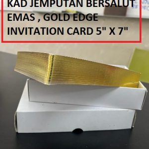 KAD JEMPUTAN BERSALUT EMAS