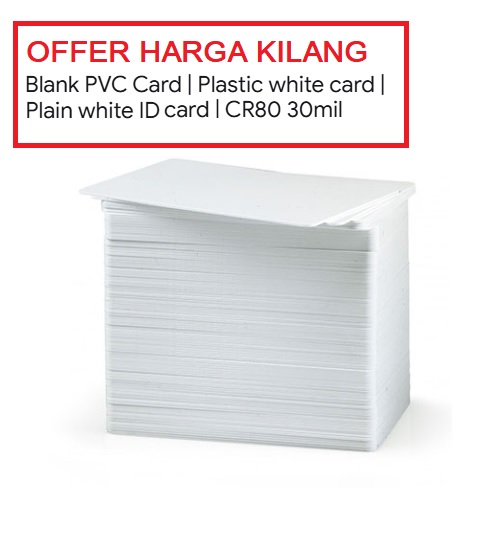 BLANK PVC ID CARD WHITE THICK CR80 30mil ( 0.76mm ) BLANK PVC ID CARD WHITE THICK CR80 30mil ( 0.76mm )