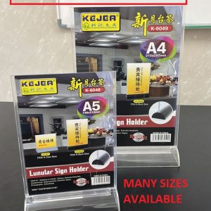 A4 TABLE TOP SIGN STAND