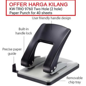 HEAVY DUTY 2 HOLE PUNCHER KW-9760