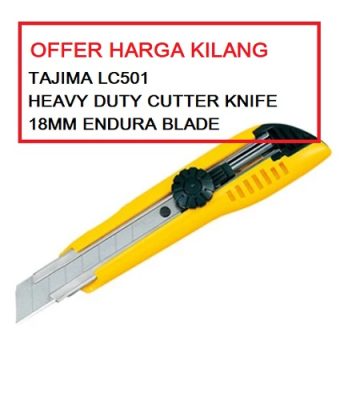 TAJIMA LC501 HEAVY DUTY CUTTER KNIFE 18MM