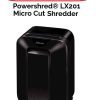 FELLOWES LX201 HEAVY DUTY PAPER SHREDDER