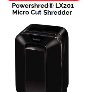 FELLOWES LX201 HEAVY DUTY PAPER SHREDDER