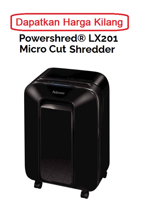 FELLOWES LX201 HEAVY DUTY PAPER SHREDDER FELLOWES LX201 HEAVY DUTY PAPER SHREDDER