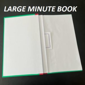 large minutes book