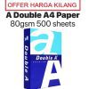 A4 80GSM DOUBLE A PAPER