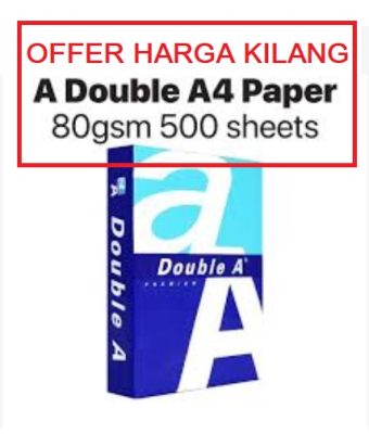 A4 80GSM DOUBLE A PAPER