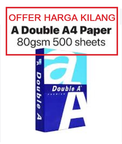 A4 80GSM DOUBLE A PAPER A4 80GSM DOUBLE A PAPER