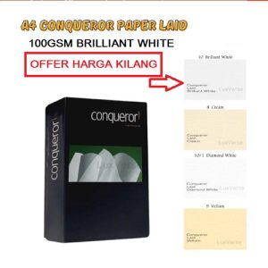 A4 CONQUEROR PAPER BRILLIANT WHITE