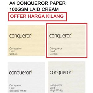 A4 CONQUEROR PAPER CREAM