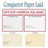 A4 CONQUEROR PAPER LAID WHITE