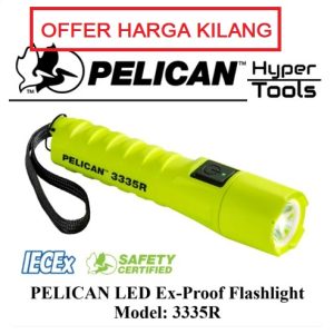 PELICAN EXPLOSION PROOF LED FLASHLIGHT ( PELICAN 3335R )