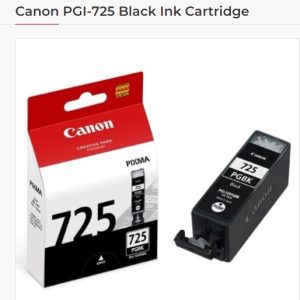 Canon PGI-725 Black Ink Cartridge