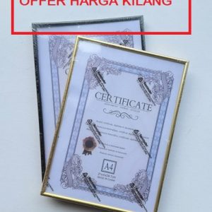 A4 CERTIFICATE PHOTO FRAME ( WOOD FRAME )